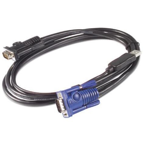APC AP5253 cavo per tastiera, video e mouse Nero 1,83 m