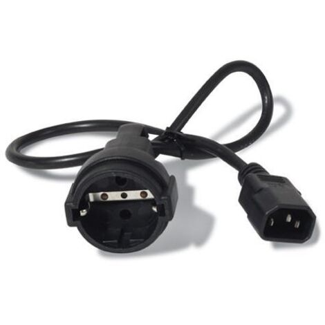 APC AP9880 cavo di alimentazione Nero 0,6 m Accoppiatore C14 CEE7/7