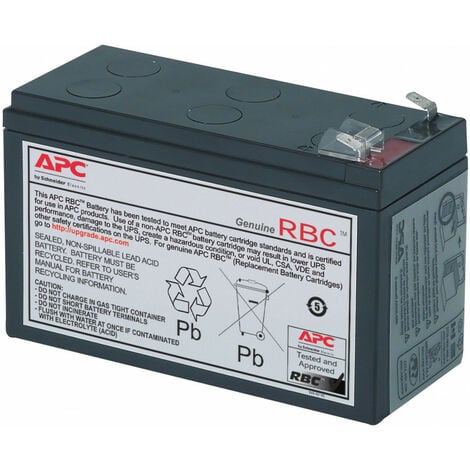 APC Batterie d'onduleur Acide de plomb - Replacement Battery Cartridge 17 (RBC17)
