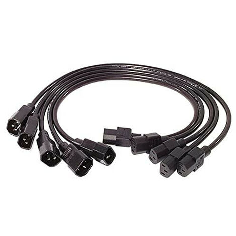 APC - Câble d alimentation - IEC 60320 C13 pour IEC 60320 C14 - 61 cm - noir (AP9890)