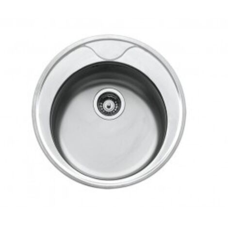 APELL CIVIFRIPC Lavello Cucina 1 Vasca Incasso Tondo Diametro 51 cm materiale Acciaio Inox finitura Prelucido
