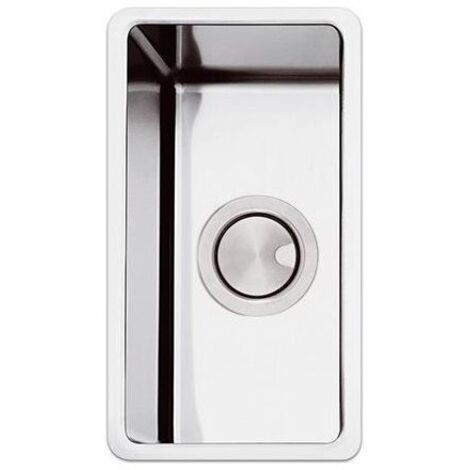 Apell FEM18UBC Lavello Inox Spazzolato da Incasso Sottopiano 1 Vasca 22x38cm