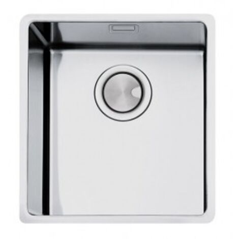 Apell FEM40UBC Serie Ferrara Lavello Acciaio Spazzolato da Incasso Sottotopiano 1 Vasca 44x44cm