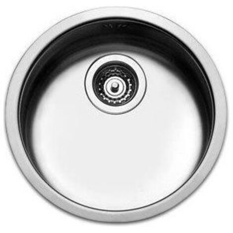 Apell Lavello Inox Spazzolato Sottotop 1 Vasca Tonda Ser