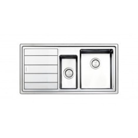 Apell LNP1002ILBC Serie Linear Plus Lavello Acciaio Spazzolato da Incasso Gocciolatoio a Sinistra 1 vasca e 1-2 100x50cm