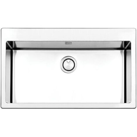Apell LNP77FBC Serie Linear Plus Lavello Acciaio Spazzolato da Incasso Flat 1 vasca 77x51cm