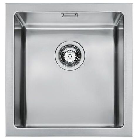 Apell LNR34SFR Serie Radius Lavello Acciaio Spazzolato da Incasso 1 vasca bordo 4mm 40,7x50cm