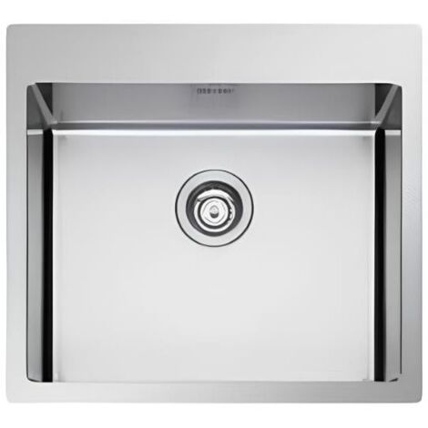 Apell SZ55FBC Lavello Cucina 1 Vasca in Acciaio Incasso Larghezza 56 cm colore Acciaio