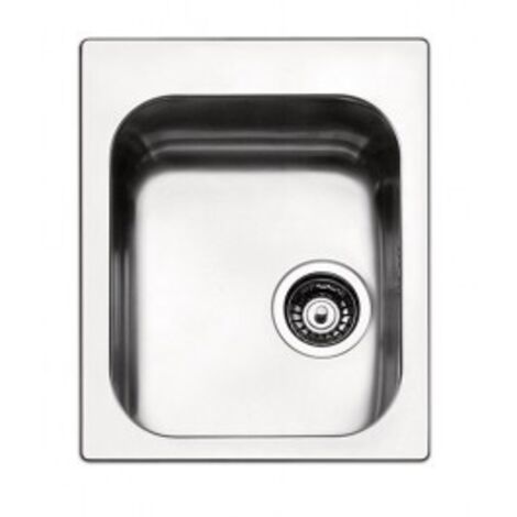Apell TO42IBC Serie Torino Lavello Acciaio Spazzolato da Incasso 1 Vasca 42x50cm
