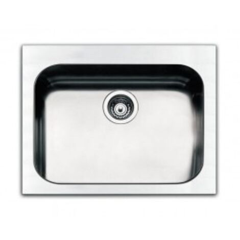 Apell TOG571IBC Serie Torino Lavello Acciaio Inox Spazzolata da Incasso 1 Vasca 58x50cm