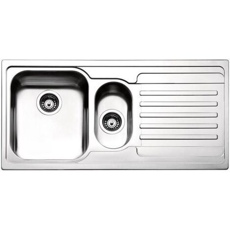 Apell VE1002ILAC Serie Venezia Lavello da Incasso 100x50cm 1 Vasca +1 Gocciolatoio Destro Acciaio Inox Antigraffio