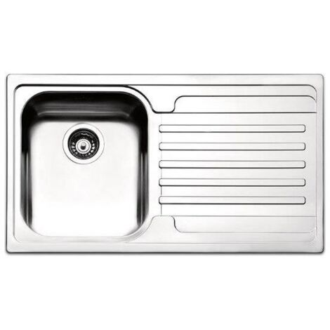 Apell VE861IRAC Serie Venezia Lavello Antigraffio da Incasso Gocciolatoio a Destra 1 Vasca 86x50cm