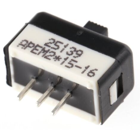 APEM 25139NAH 25139NAH Interruttore a slitta 250 V/AC 2 A 1 x On/Off/On 1 pz.