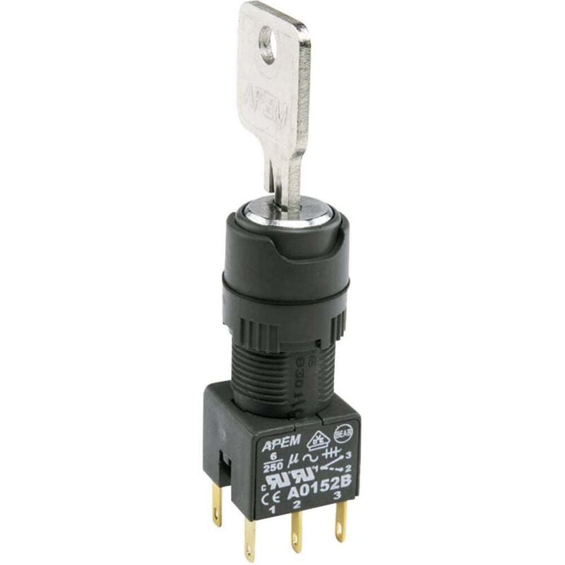 A018223 A018223 Commutateur à clé 1 x 90 ° 1 pc(s) - Apem