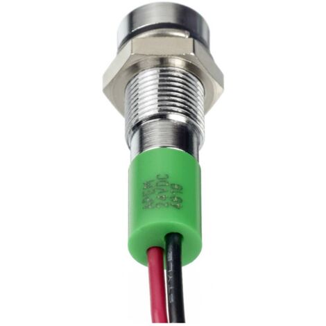 APEM Q6F3CXXG12E Voyant de signalisation LED vert Flush 45 mcd Y111473
