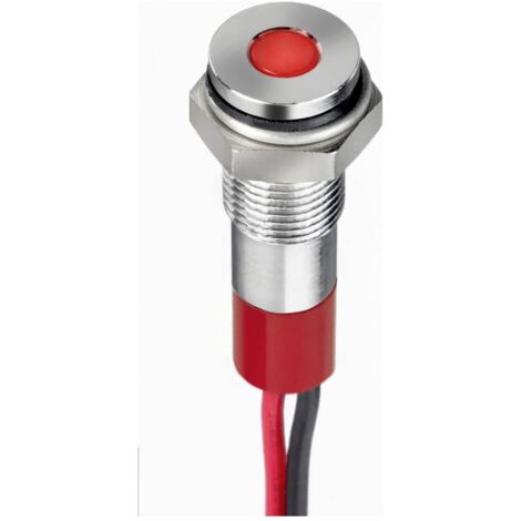 APEM Q6F3CXXR24E Voyant de signalisation LED rouge Flush 10 mcd Y111453