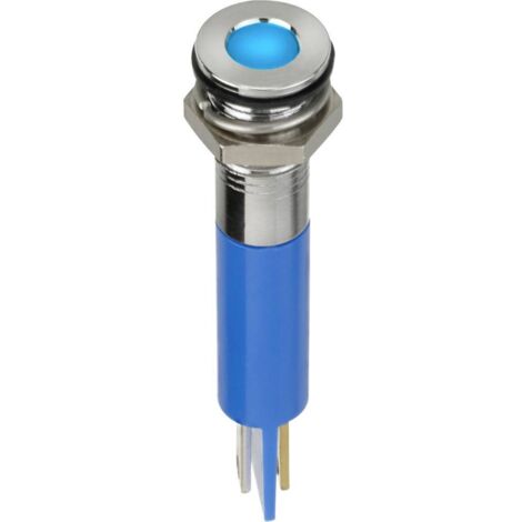 APEM Q8F1CXXB12E Voyant de signalisation LED bleu Flush 150 mcd Y111463
