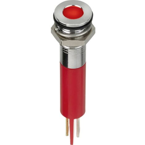 APEM Q8F1CXXR24E Voyant de signalisation LED rouge Flush 8 mcd Y111673