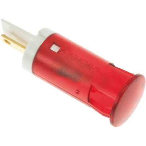 APEM QS121XXR12 Luce di segnalazione a LED Rosso 12 V/DC QS121XXR12