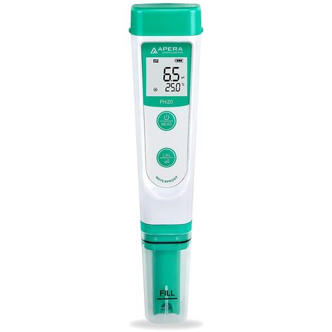Apera Instruments AI209 PH Tester Economico e Tascabile, PH20 Impermeabile, Accuratezza 0.1, Range 0 – 14.0, Kit Completo