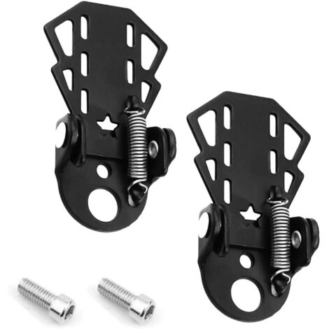 APEX 1 Paire cale pied velo,Repose Pied Vélo, pedale velo Pédale Arrière Robuste pour Convient aux VTT, vélos, etc Bicyclette Universel