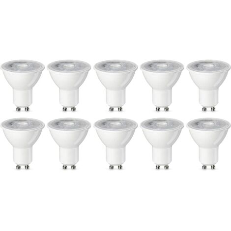 APEX 10 Unité (Lot de 1) ampoules spot LED GU10 4.7 W (équivalent 50 W) Blanc Chaud Intensité non variable