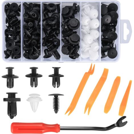 APEX 100 clips de garniture de carrosserie, clips de fixation universels en nylon et plastique pour portières et pare-chocs.