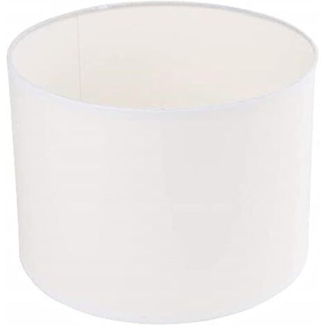 APEX Abat-jour, rond, diamètre 25 cm, hauteur 18 cm, 100% polyester, convient pour lampe de table ou suspension