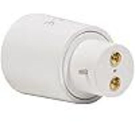 APEX Adaptateur de douille  B22 vers E27 - Baïonnette vers Edison, blanc