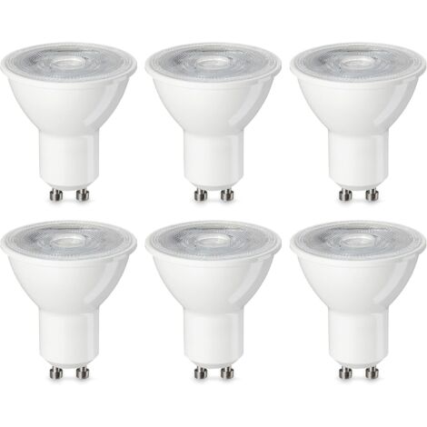 APEX Ampoule LED GU10 spot, blanc chaud, non dimmable - Lot de 6