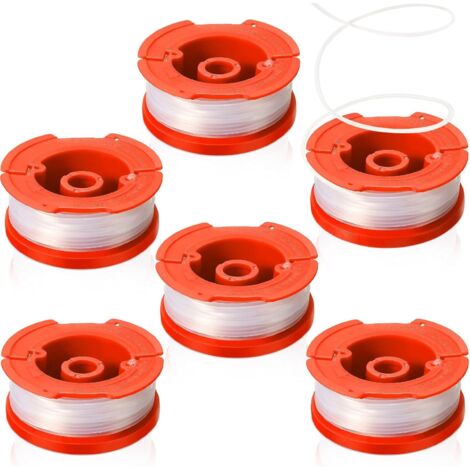 APEX Bobine de fil de rechange pour coupe-bordures (6 pièces), 9,14 m, compatible avec les modèles Craftsman CMZST065 et CMZST0653