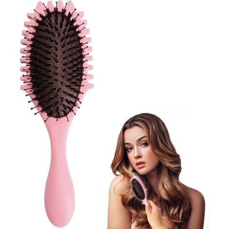APEX Brosse Cheveux Bouclés pour Boucler,Peigner et Façonner,Réduit la Traction et la Séparation des Boucles,Outil de Boucles pour Femme