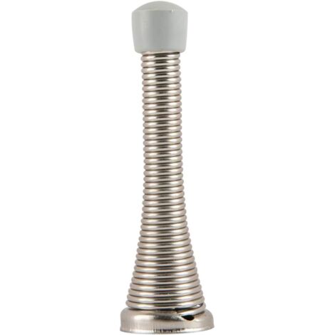 APEX Butées de porte à ressort (12 pièces) - Nickel brossé