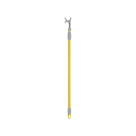 Apex – Cintre télescopique en acier peint – Longueur ajustable – Système anti-rotation – Pour armoires et cabines de rangement