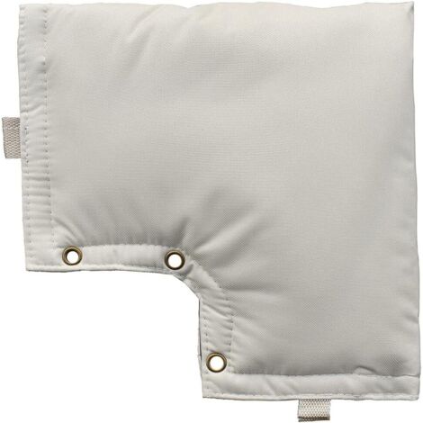 APEX Couvercle antigel pour robinet extérieur, couvercle antigel pour vanne, couvercle antigel pour tuyau extérieur de jardin et de cour (crème)
