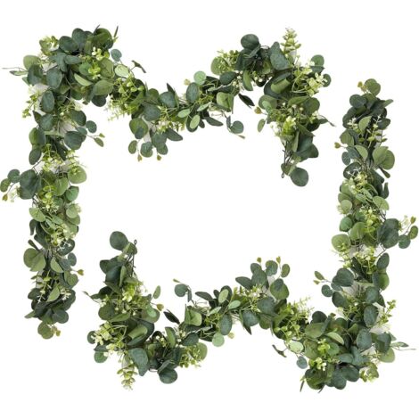 APEX D'eucalyptus Artificielles Guirlandes 1,8 m guirlandes d'eucalyptus artificielles Artificielle à Suspendre pour Mariage Jardin