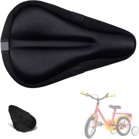APEX Housse de coussin de selle de vélo en gel pour enfants, garçon et fille, coussin de selle extra doux en mousse à mémoire de forme
