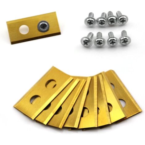 APEX Lames de rechange pour tondeuse robot Worx Landroid, lot de 24 lames revêtues de titane