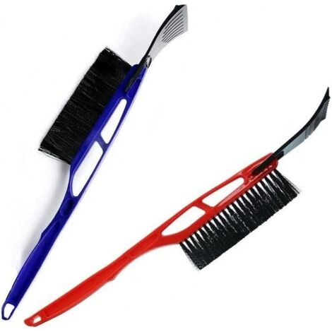 APEX Lot de 2 brosses à neige pour pare-brise avec grattoir à glace et manche long pour voiture, camionnette, camion.