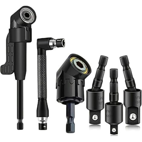 APEX Lot de 6 embouts flexibles, tournevis, outil de pliage, adaptateur universel pour forets