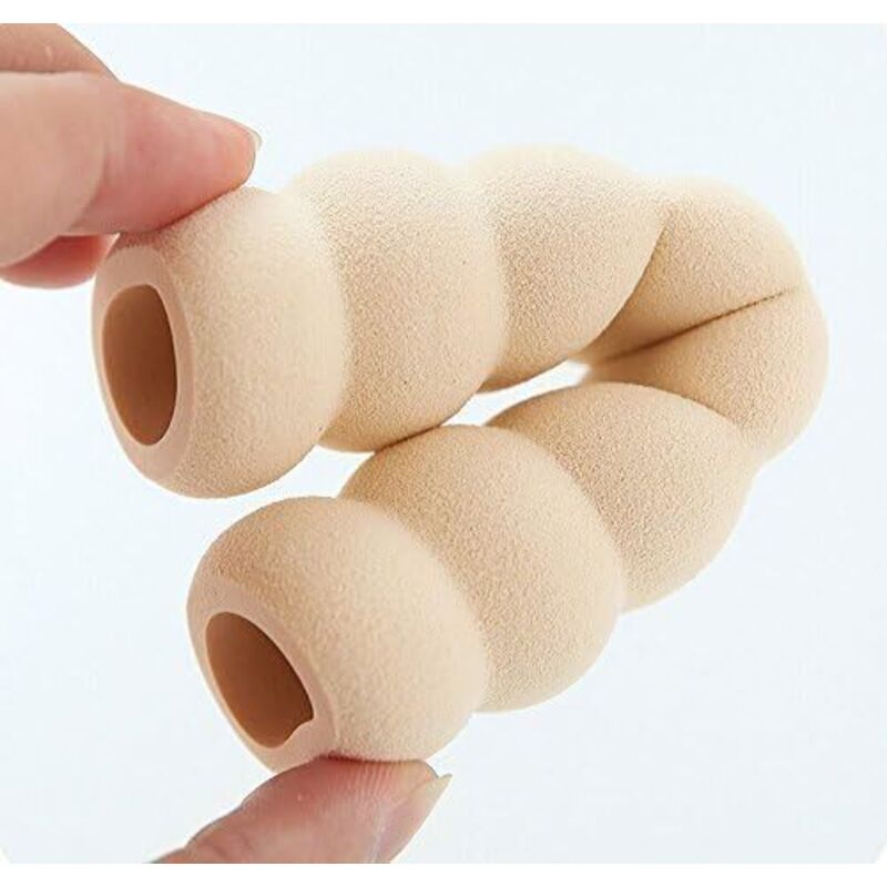 APEX Lot de 6 protège-poignées de porte, gants en éponge souple pour poignées de porte de sécurité enfant (beige)