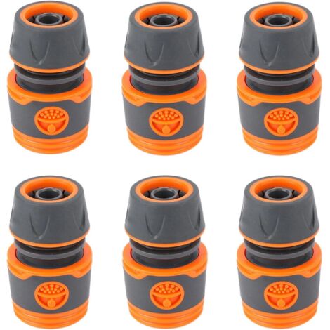 APEX Lot de 6 raccords de tuyau Gardena 1/2 pouce (1/2") - Adaptateurs de tuyau à remplacement rapide