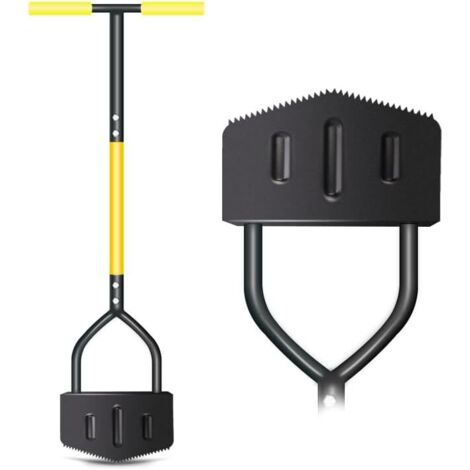 APEX Outil de bordure de pelouse de 41,73 pouces avec lame dentelée. Convient pour les trottoirs, les pelouses, les patios et l'aménagement paysager (forme en V).
