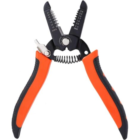APEX Outil multifonction à dénuder les fils, outil à sertir les fils de 18 cm, outil de coupe et de torsion des fils.
