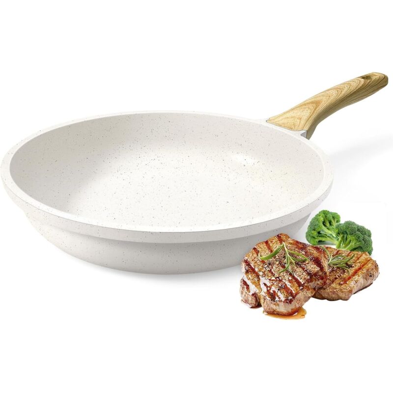 APEX Poêle à frire antiadhésive (24 cm)Saine et non toxique,Adaptée à l'induction,Sans PFAS et PFOA ,Passe au lave-vaisselle