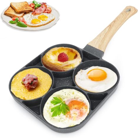 APEX Poêle à Pancakes,oeuf,Crepe,Poêle - à frire Antiadhésive -  alliage d'aluminium - 422440 cm - pour Cuisinière à Gaz,Induction