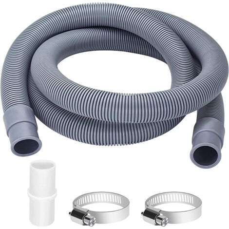 APEX Rallonge de tuyau de vidange pour lave-linge, tuyau universel de 1,5 m pour lave-linge et lave-vaisselle.