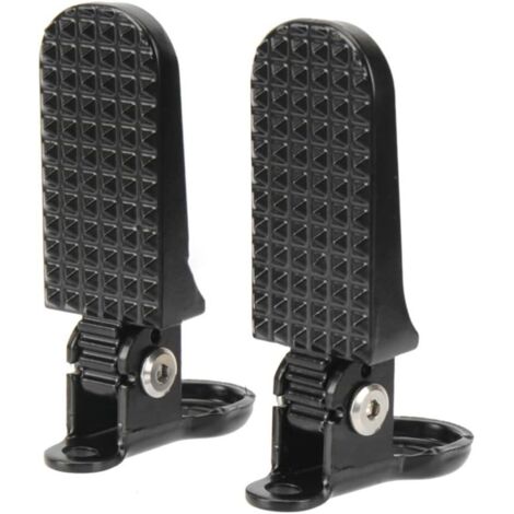 APEX Repose-pieds arrière de vélo électrique facile à ranger, pédale légère et pliable