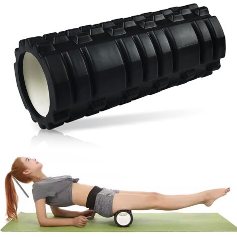 APEX rouleau massage en Mousse à Quadrillage, rouleau de massage musculaire, rouleau massage sport, pour Massage Profond des Muscles