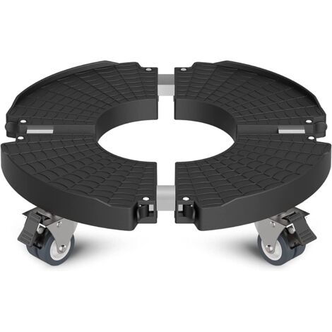 APEX Support à plantes à roulettes robuste et réglable avec roulettes verrouillables, idéal pour les grands pots d'intérieur et d'extérieur (1 pièce).